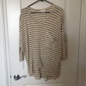 Like new Audrey striped lightweight sweater-S